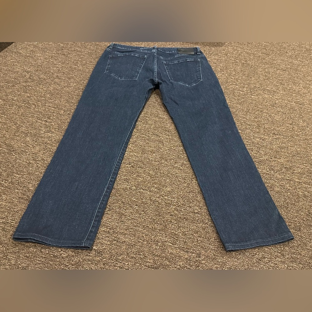 Like New! DL1961 Dark Blue Men's Jeans 33/34 Performance Nick Slim - Picture 5 of 5